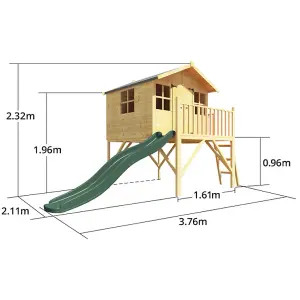 BillyOh Lollipop Junior Tower Playhouse with Slide - 6 x 5