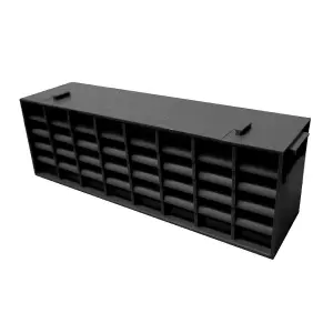 5 x Black Combination Air Brick Vents 9" x 3" for Air Flow Ventilation