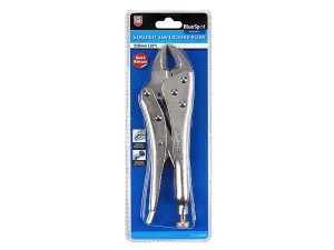 BlueSpot Tools Quick-Release Straight Jaw Locking Pliers 250mm (10in)