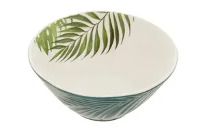 Maison by Premier Bali Dark Green Large Salad Bowl