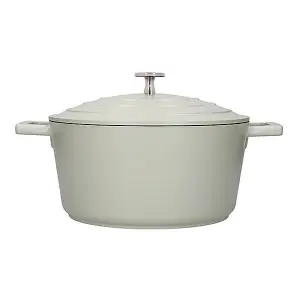 MasterClass Cast Aluminium 24cm Casserole Dish, Mint