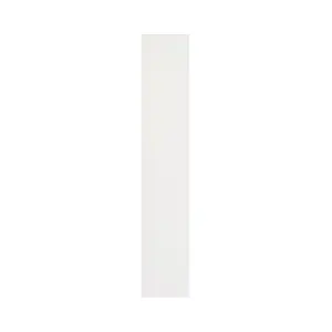 Johnson Tiles Serene White Satin Ceramic Indoor Wall tile, Pack of 34, (L)400mm (W)75mm