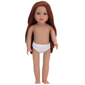 Sophia's by Teamson Kids 18" All Vinyl Auburn Hair Doll "Hailey" with Blue Eyes