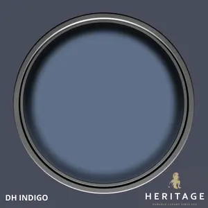 Dulux Trade Heritage DH Indigo Eggshell Wall paint, 750ml