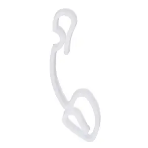 Clear Small Round Christmas Gutter hook, Pack of 24