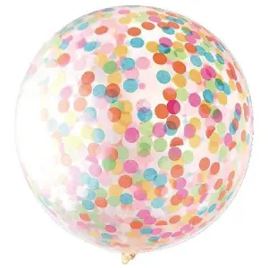 Globos Latex Confetti Balloon Multicoloured (One Size)