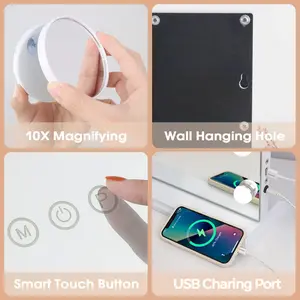 Rectangle LED Metal Mirror