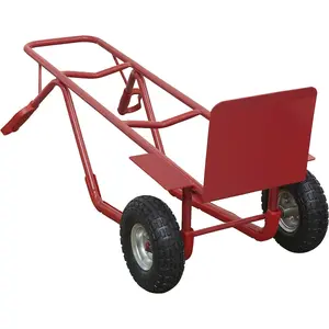 300kg Heavy Duty Lay Flat Sack Truck with Pneumatic Tyres and Steel Frame