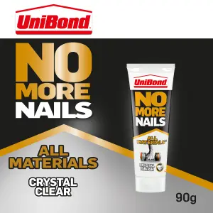 UniBond No More Nails Crystal Clear Solvent-free Clear Grab adhesive 90g