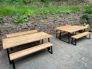 Elegant Outdoor Beech Seating Bench - 190cm