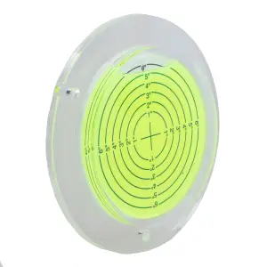 100mm Bull Eye Level Spirit Bubble Orbit Surface 0 - 6 degree Levelling Area