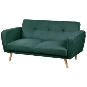 2 Seater Sofa FLORLI Dark Green