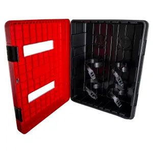 UltraFire Weatherproof Double Fire Extinguisher Cabinet