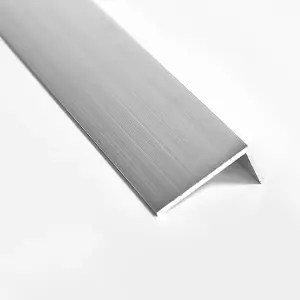 nielsen Aluminium L-Shaped Angle Profile, Natural Mill Finish, 2000x50x20mm, Thickness: 2mm, Length: 2m