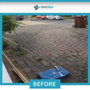 Smartseal Block Paving Sealer, Matt Finish, Strong Sand Hardener and Weed Inhibitor for Driveways and Patios, 3 x 5L