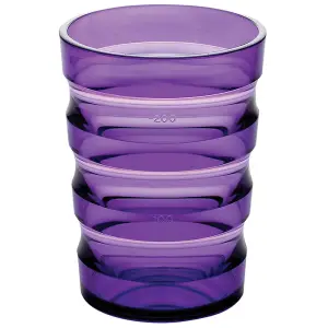 Ergonomically Designed Easy Grip Cup with Cap - Spill proof Nozzle - Purple