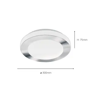 EGLO Carpi LED Chrome Steel Ceiling Light