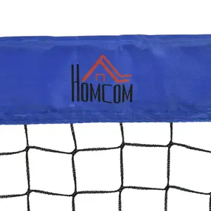 HOMCOM Football Goal Folding Outdoor with All Weather Net 6'x3' Blue