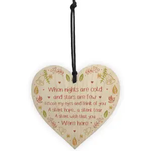 Handmade Memorial Plaque Heart Mum Dad Nan Memorial Sign Remembrance Plaque