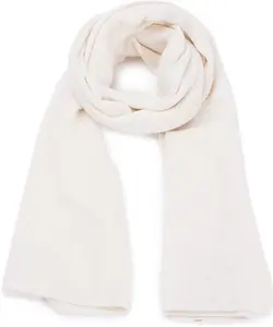 House Of Bruar Ladies Large Gauzy Cashmere Scarf - White