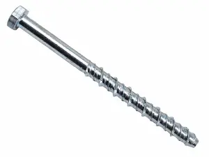 MasonMate M10 x 150mm Hex Concrete Screwbolts - 50 Pack for Secure Anchoring