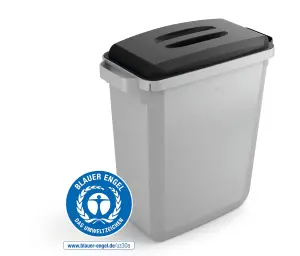 Durable DURABIN ECO 60L Rectangular - Food Safe Waste Recycling Bin - Grey