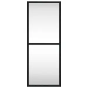 Mikayia Wall Mirror Black 50cm H x 20cm W