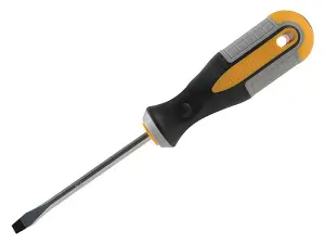 Roughneck Flared Tip Screwdriver 6mm x 100mm - Durable S2 Steel Tool