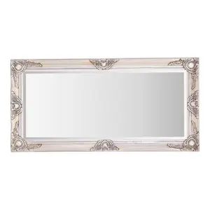 Villanova Solid Wood Flat Wall Mirror Champagne / 100cm H x 50cm W