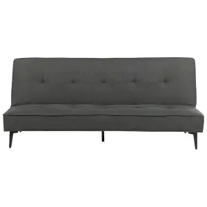 Beliani Modern Sofa Bed ESSVIK Dark Grey