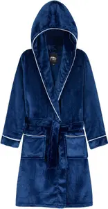 Citycomfort Boys Fleece Dressing Gown, Kids Bathrobe Plush Super Soft