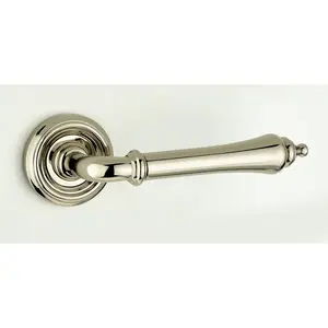 Camille Olympia Door Handle (Set of 2) Polished Nickel