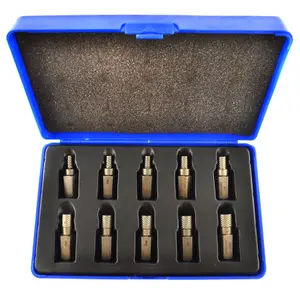 1/2 in Screw Stud Extractor Remover Set Reverse Thread Easy Out 10pc