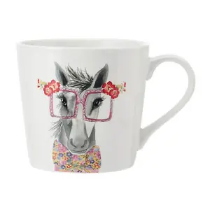 Mikasa Tipperleyhill Horse Print 380ml Mug