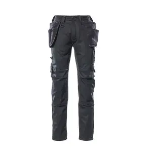 Mascot Unique Lightweight Trousers with Holster Pockets (Black)  (35.5) (Leg Length - Long)