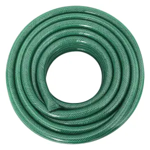 Berkfield Garden Hose with Fitting Set Green 10 m PVC