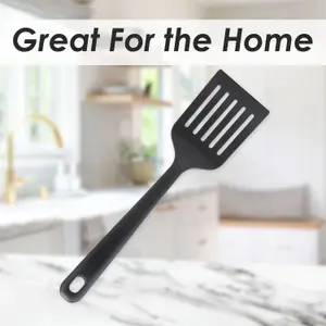 Slotted Turner Heat Resistant Turner Kitchen Recycled Materials Black