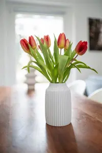 Vase "Lisa" - Beautiful Vase Made From Sustainable 3D Printing - Perfect Decoration For Every Home. Unique Gift For Style-Conscious Aesthetes