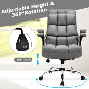 Costway Executive Office Chair Ergonomic Padded High Back Swivel Computer Desk Chairs