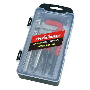 Thread Repair Kit  M12 x 1.25 x 16.3mm 15 Pieces (Neilsen CT2746)