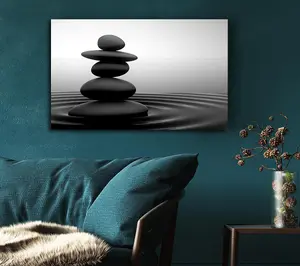 Zen Stones Canvas Print Wall Art - Medium 20 x 32 Inches