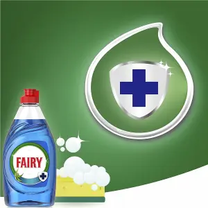 Fairy Platinum Antibacterial Eucalyptus Washing Up Liquid, 383 ml x 3