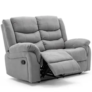 Seattle Manual Fabric Recliner 2 Seater Sofa