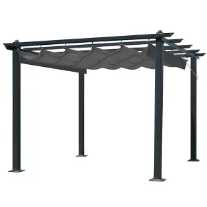 Glendale Seville Gazebo 4x3m Grey