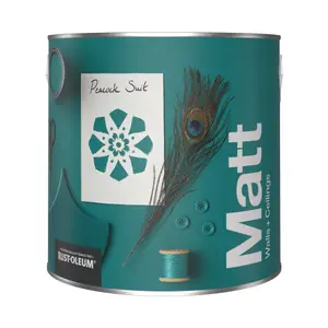 Rust-Oleum Washable Matt Wall Paint - Peacock Suit 2.5L