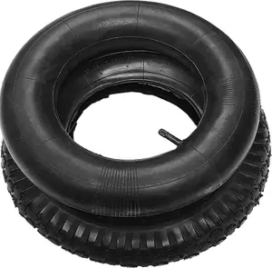 2 X Wheelbarrow Wheel Inner Tube And Barrow Tyre 4.00-8 Rubber Innertube 30psi