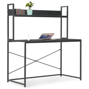 Berkfield Computer Desk Black 120x60x138 cm