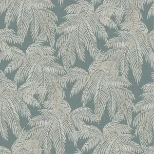 GoodHome Pyroo Sage Palm trees Textured Wallpaper