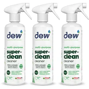 Dew Products Superclean Fragrance-Free All Purpose Cleaner 500ml x 3 Pack