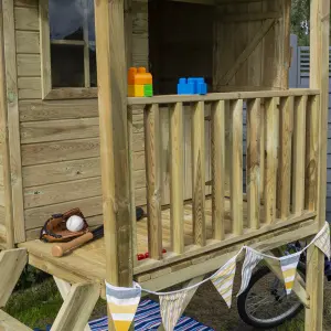 Rowlinson Lookout Apex Shiplap Wooden Playhouse